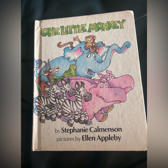 (10/$25) 1982 One Little Monkey Children's Book - Picture 15 of 15